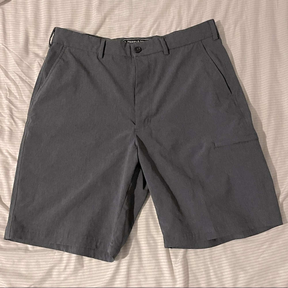 Pebble Beach shorts. Size 34. Grey. Like new.